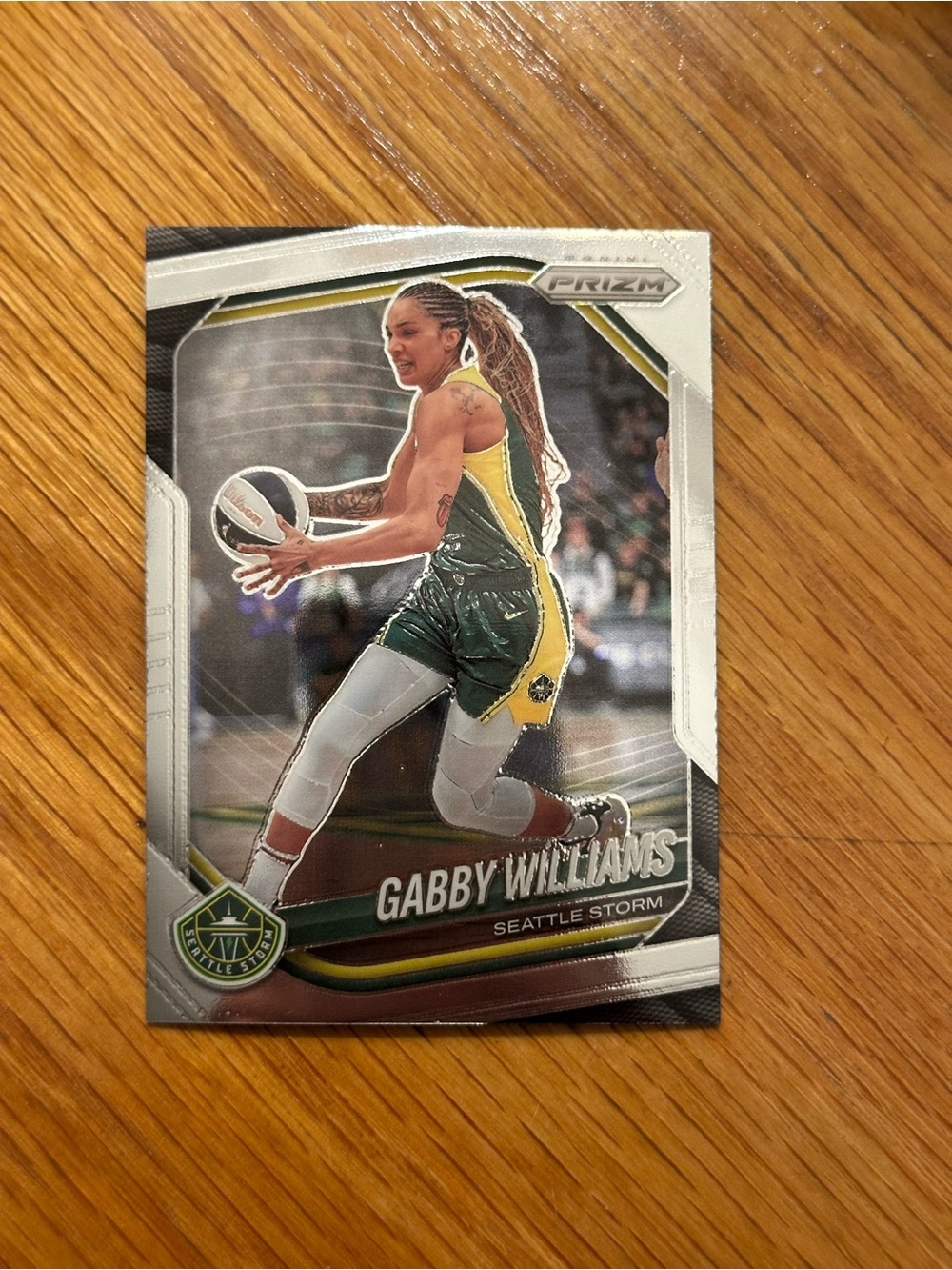 Panini Gabby Williams Card - Green & Yellow Seattle Storm
